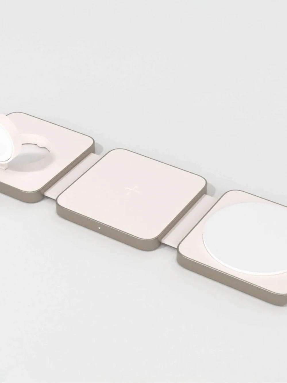 heyday 3-in-1 Wireless Charging Pad — StoneWhite *New*